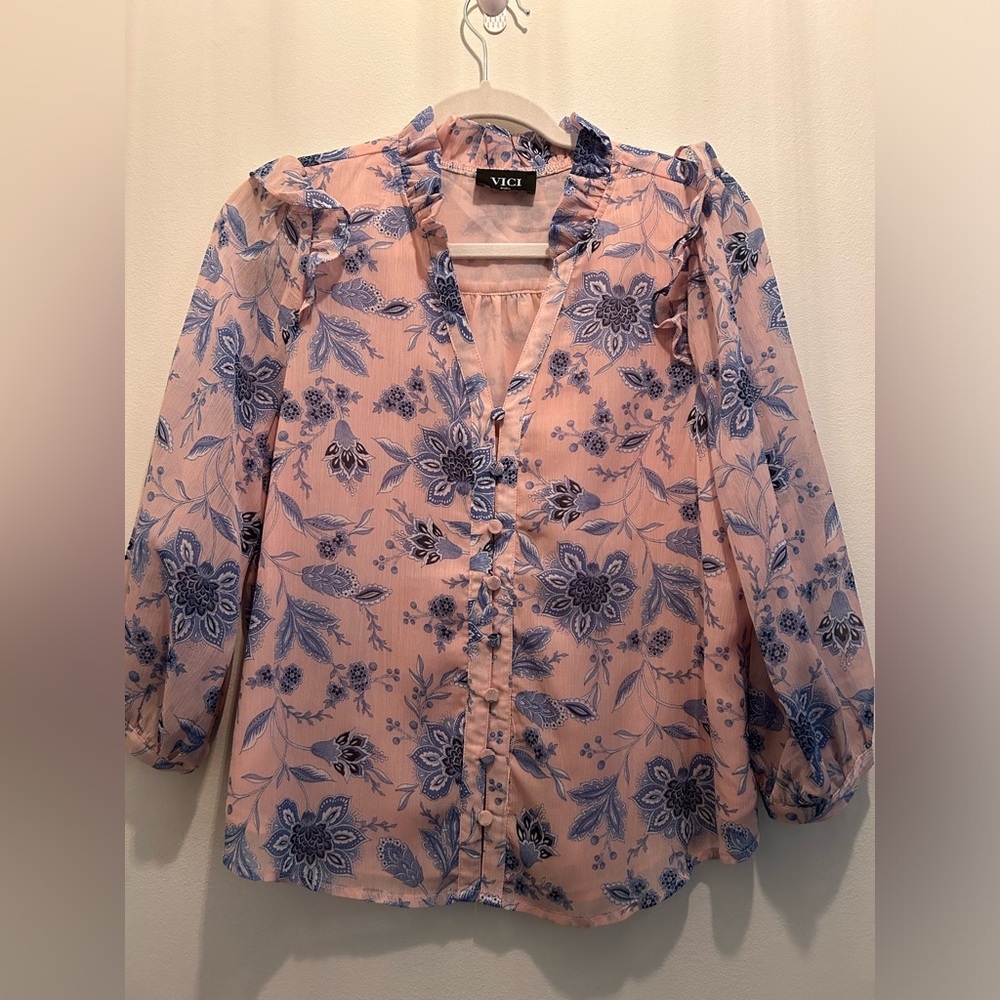 Brand new ruffle blouse from Vici